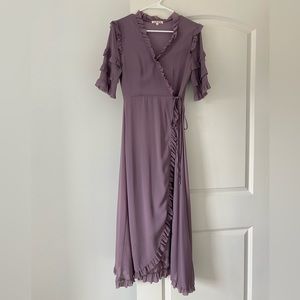 Jessakae Purple Wrap Dress